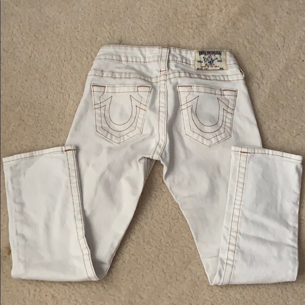 White True Religion Jeans